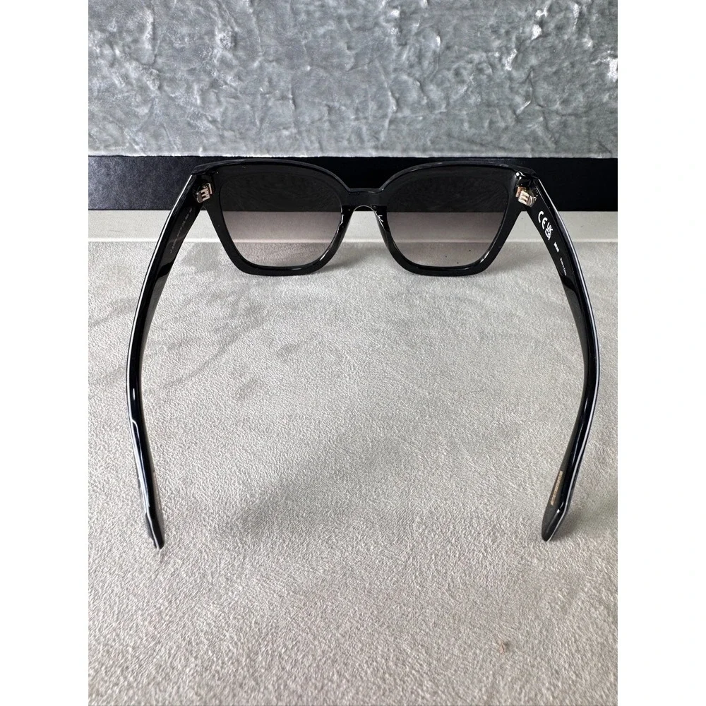 Just Cavalli SJC044 Women Sunglasses Black Snake Print Gradient Lenses *Read‎